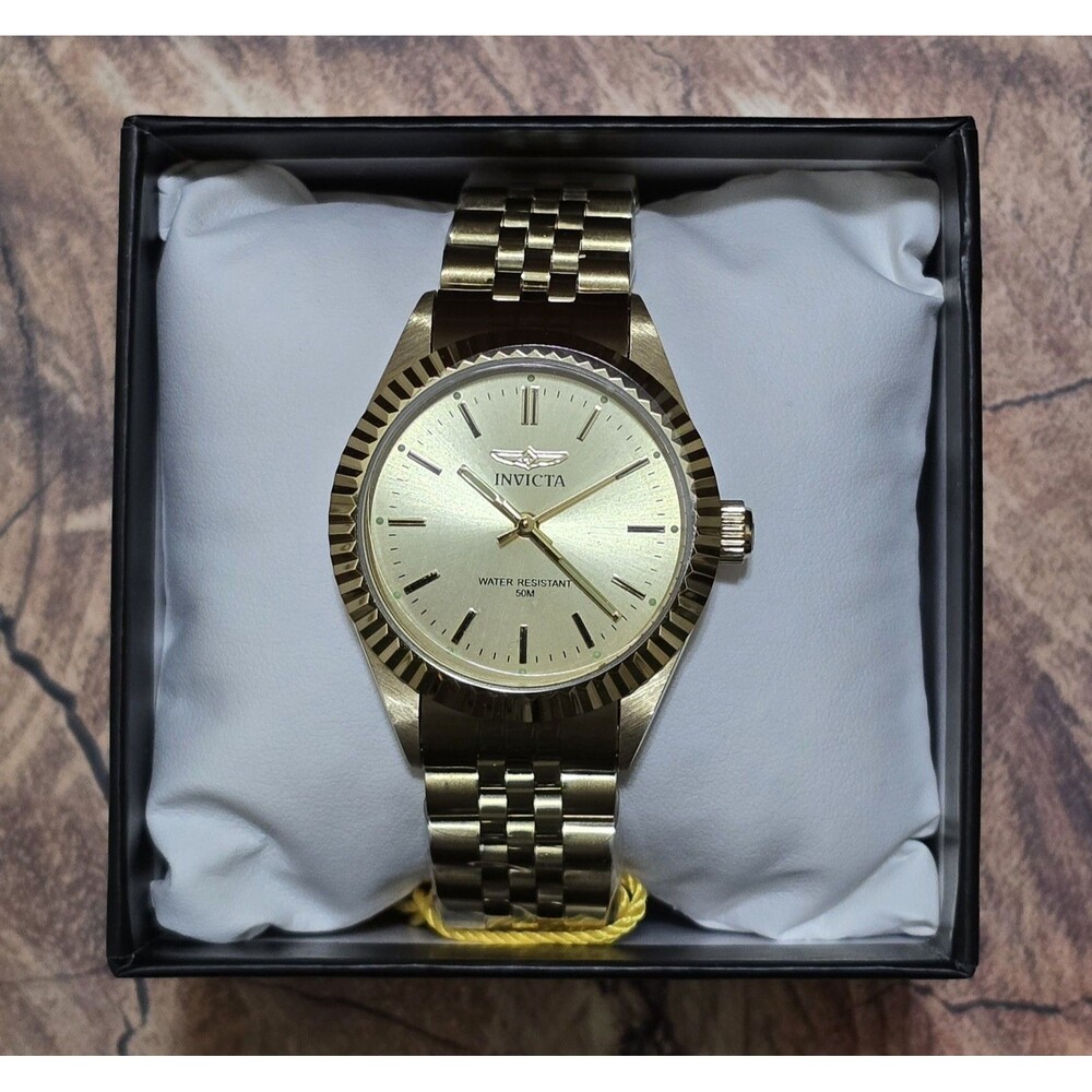 Invicta Specialty Women's Watch 36mm Gold Tone 29407 Brand New In Box